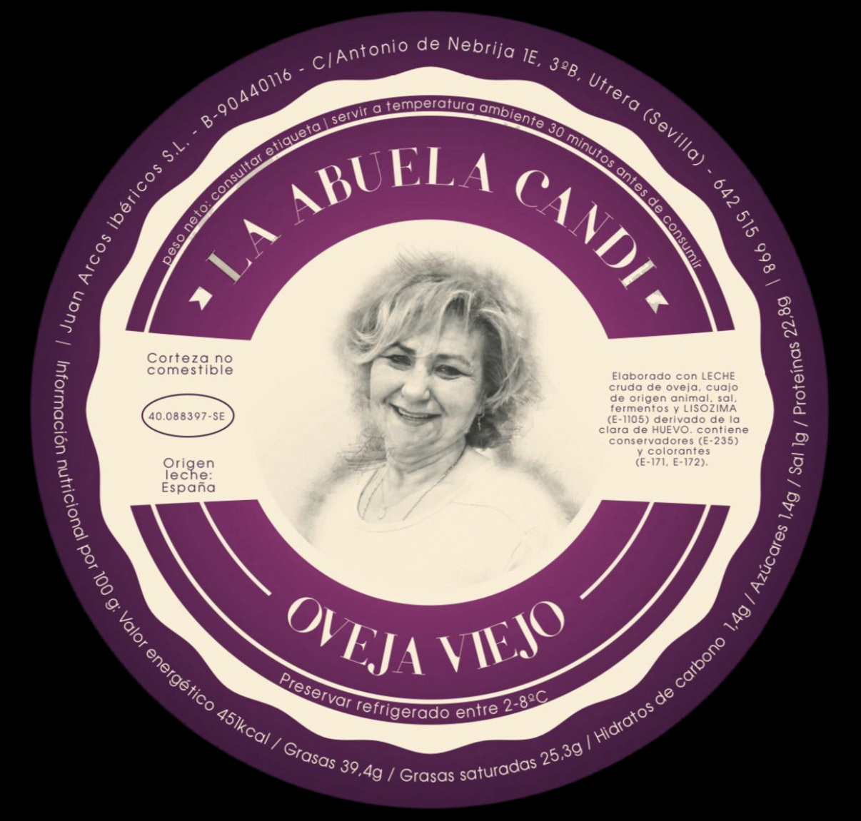 GRANDMA CANDY PURE AGED SHEEP CHEESE