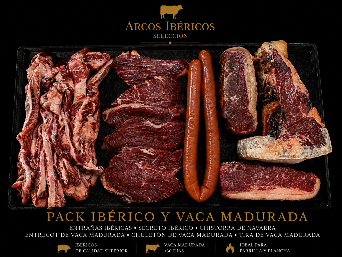 PACK DÚO IBÉRICO + VACA